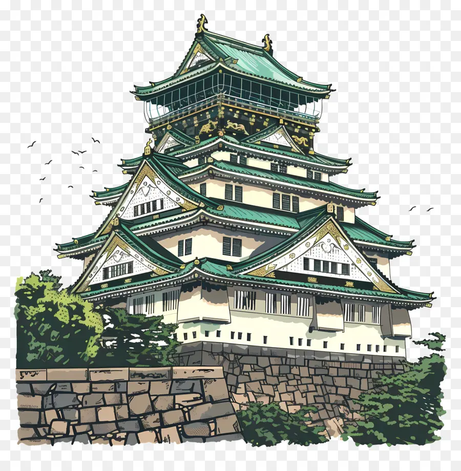El Castillo De Osaka，Castillo PNG