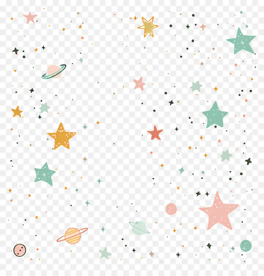 Cielo Estrellado，Estrellas PNG