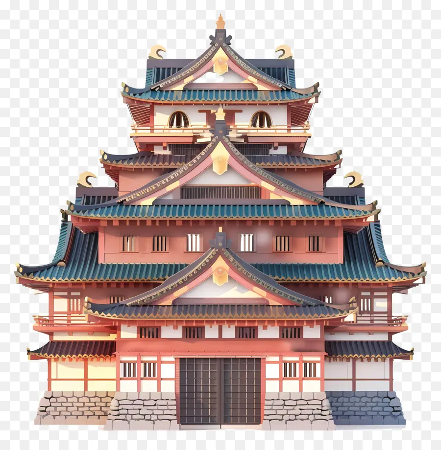 Castillo Nijō，Arquitectura Tradicional China PNG