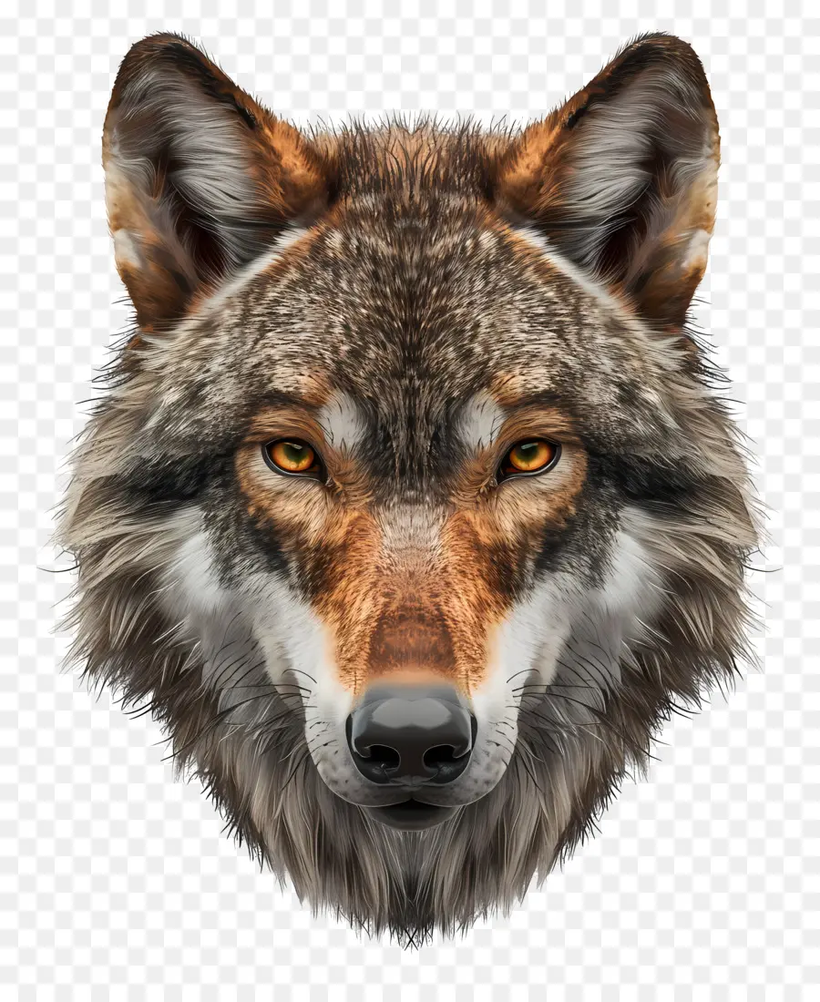 Lobo Cara，Cabeza De Lobo PNG