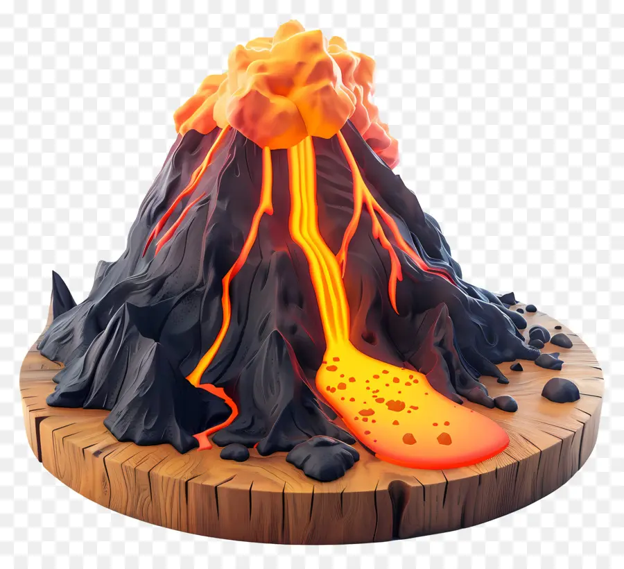 Volcán，Lava PNG