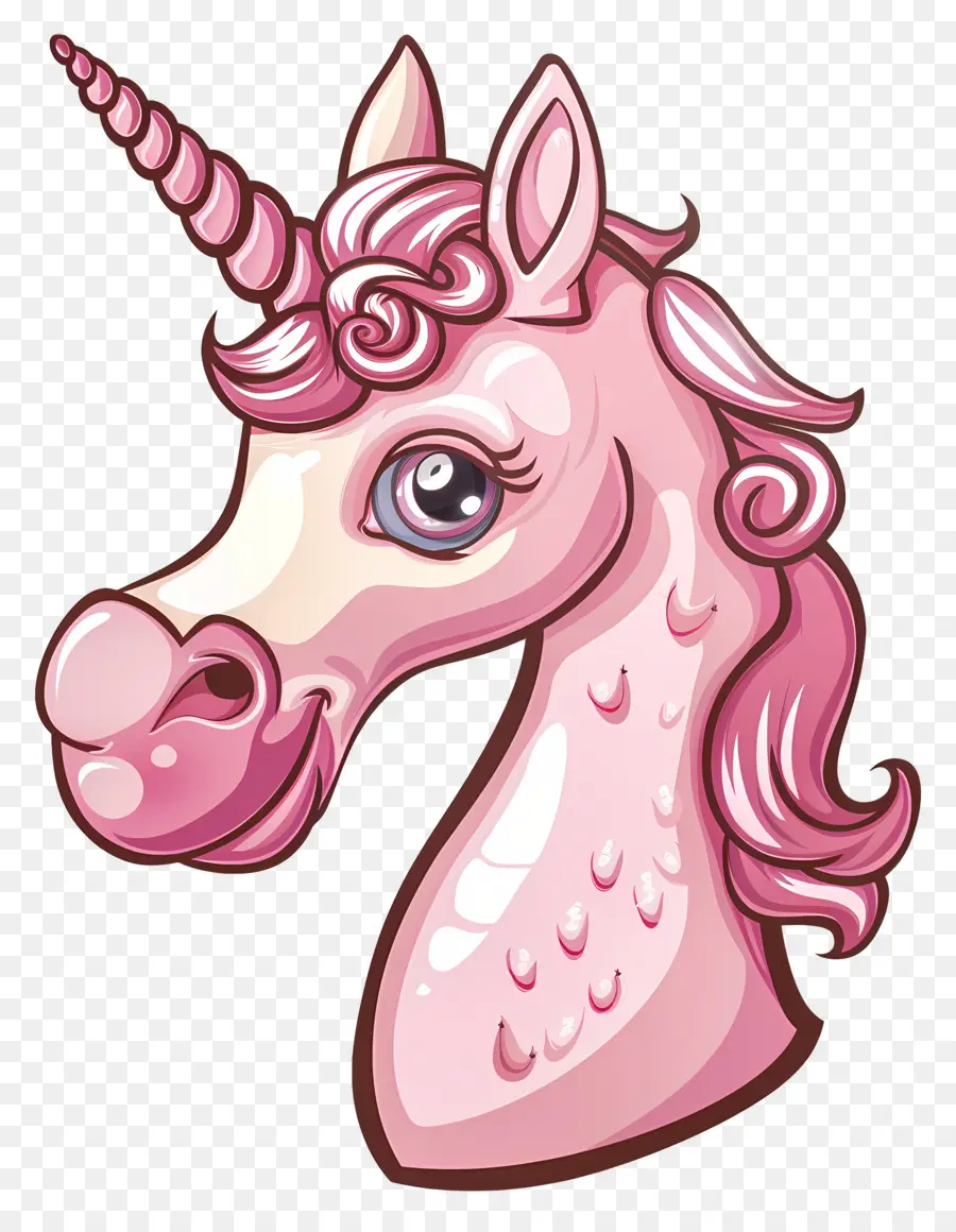 Borna De Unicornio Rosa，Unicornio Rosa PNG