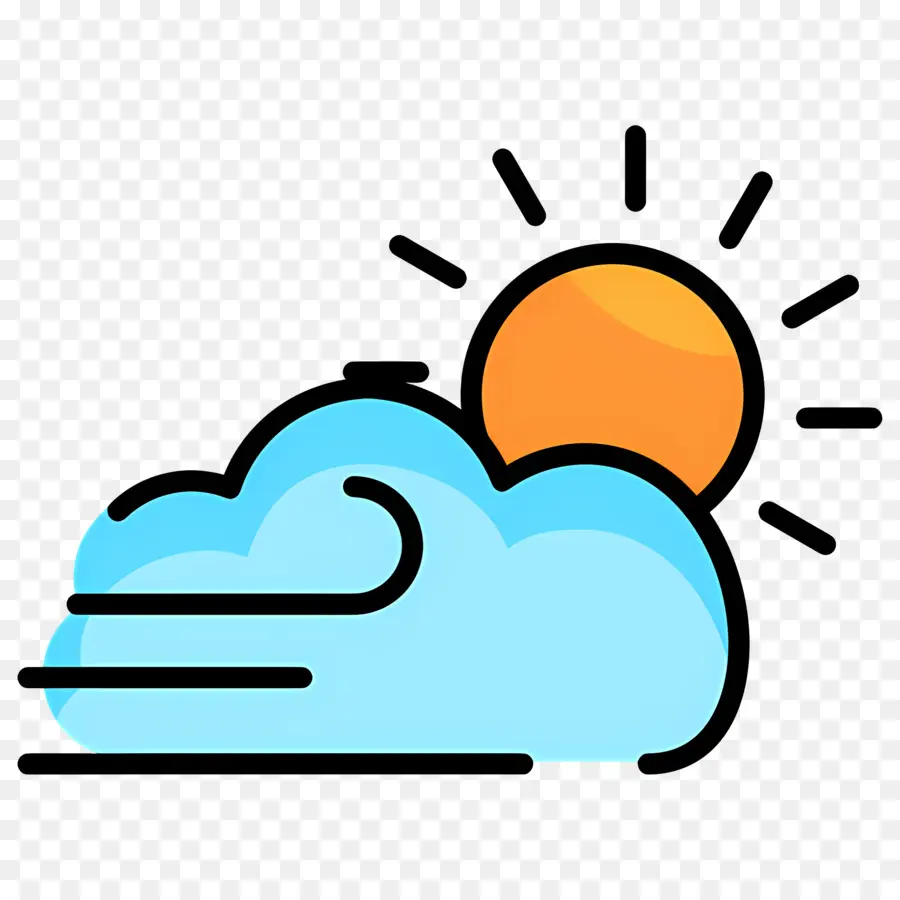 Icono De La Nube，Atardecer PNG