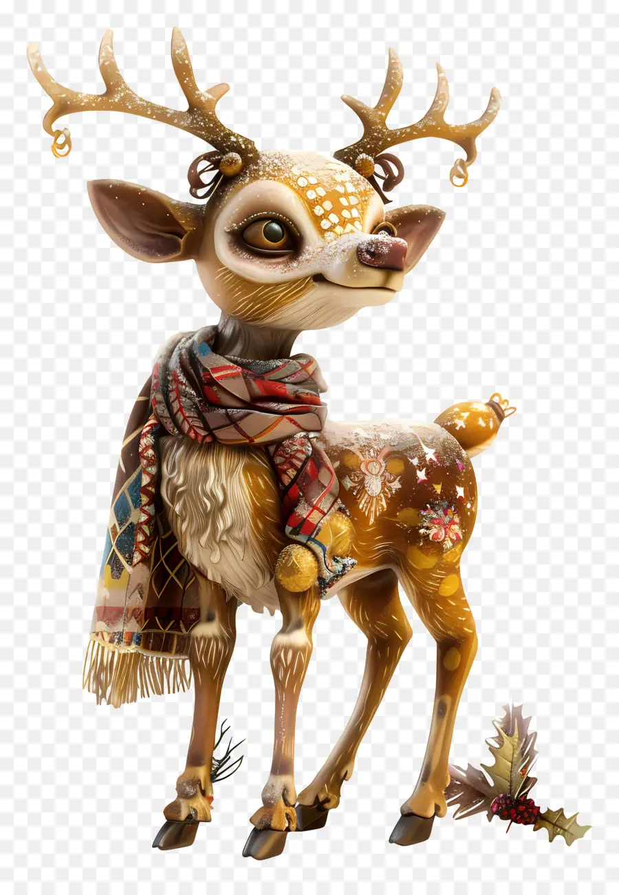 Navidad Deer，Los Ciervos PNG