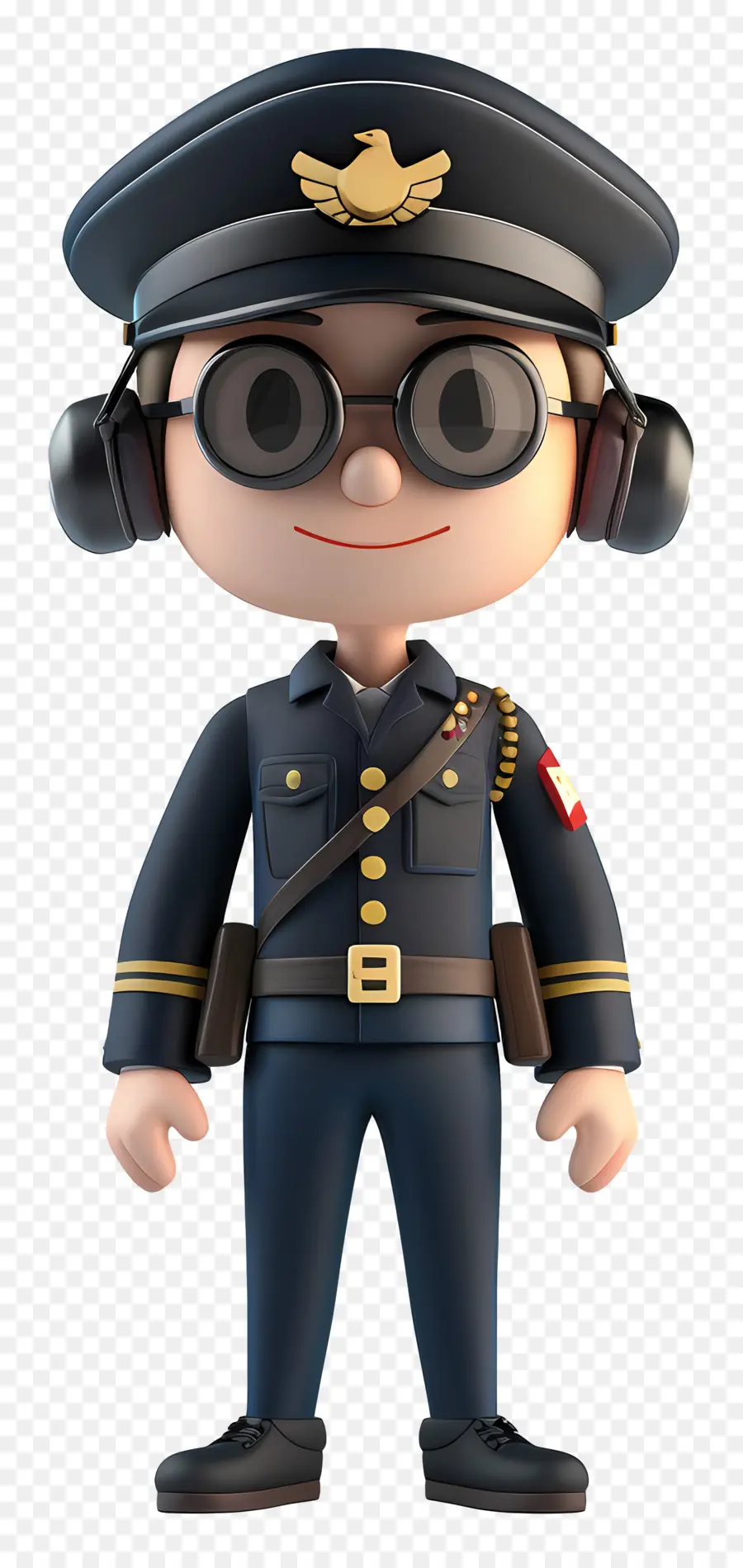 Piloto De Dibujos Animados 3d，Personaje De Dibujos Animados PNG