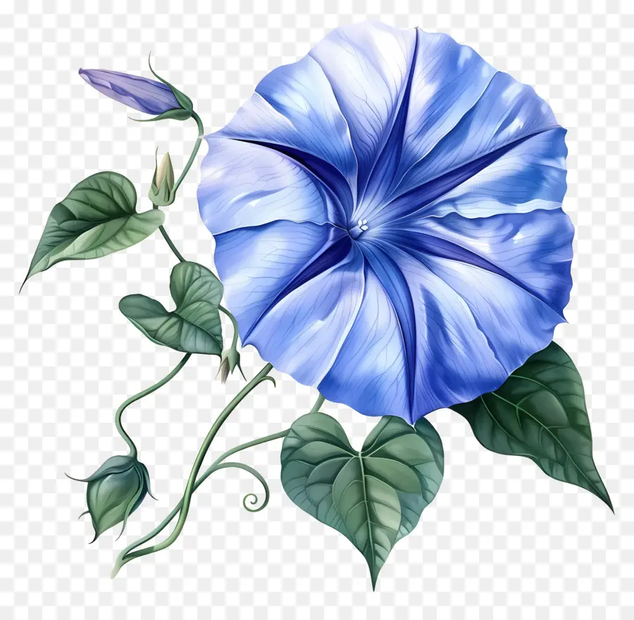 Flor De La Gloria De Mañana，Flor De Gloria De La Mañana Azul PNG