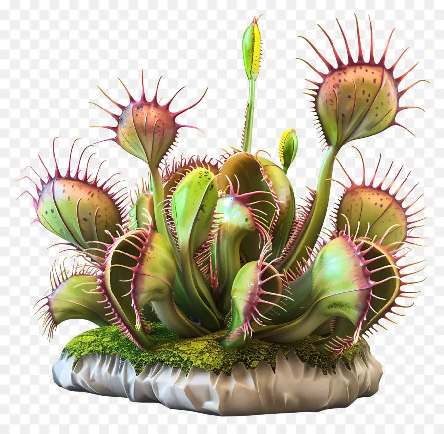 Venus Fly Trap，Plantas Carnívoras PNG