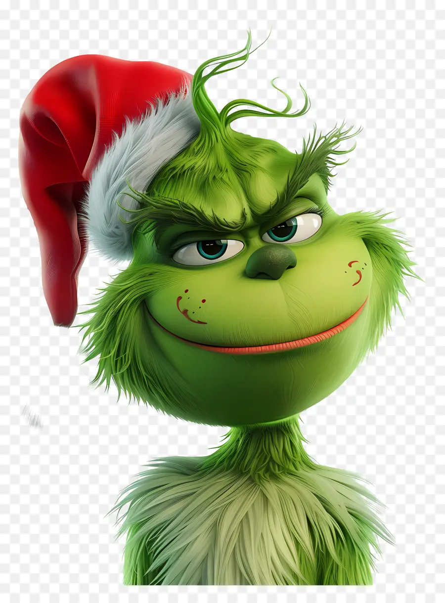 Grinch，Sombrero De Santa PNG