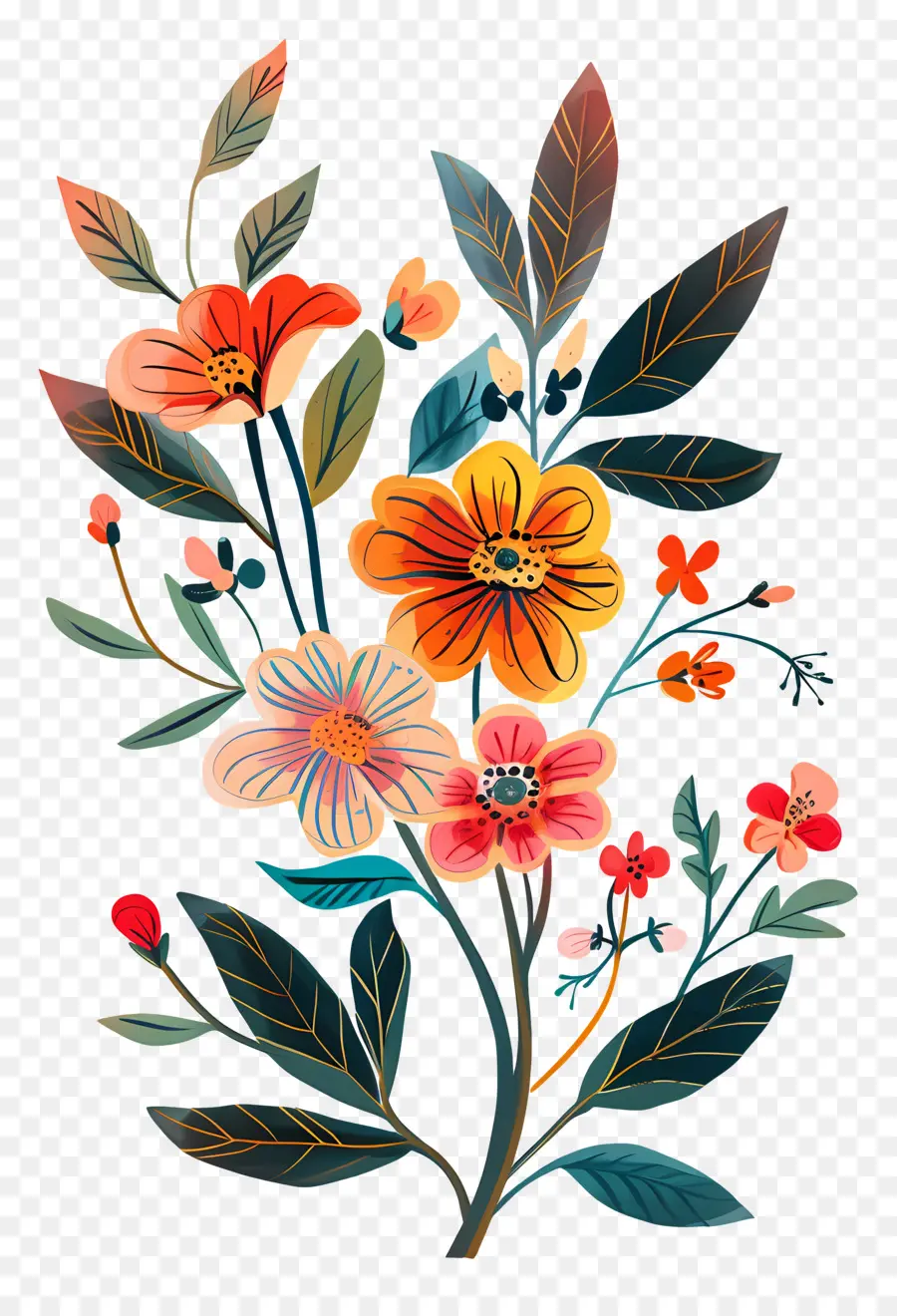 Flores，Flores De Colores PNG