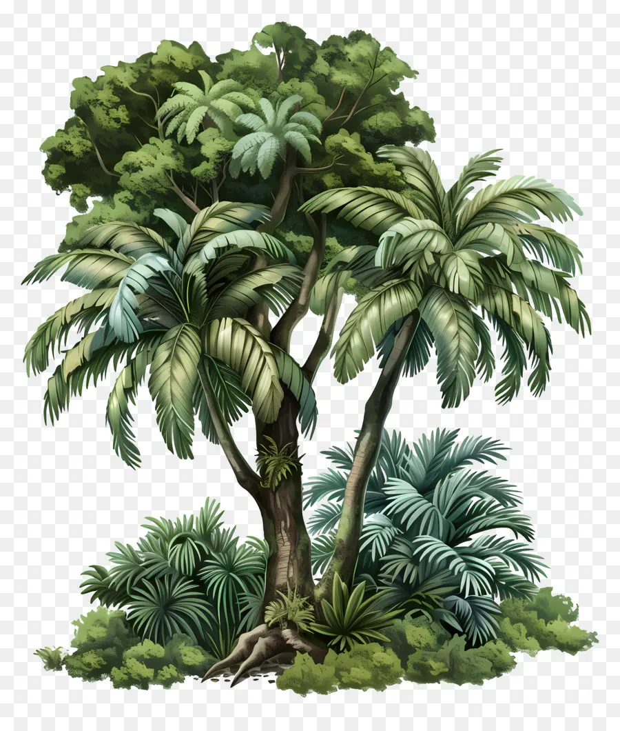 árbol De La Selva Tropical，Tropical PNG