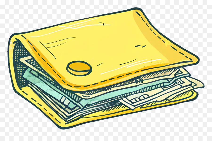 Billetera Con Dinero，Cartera PNG