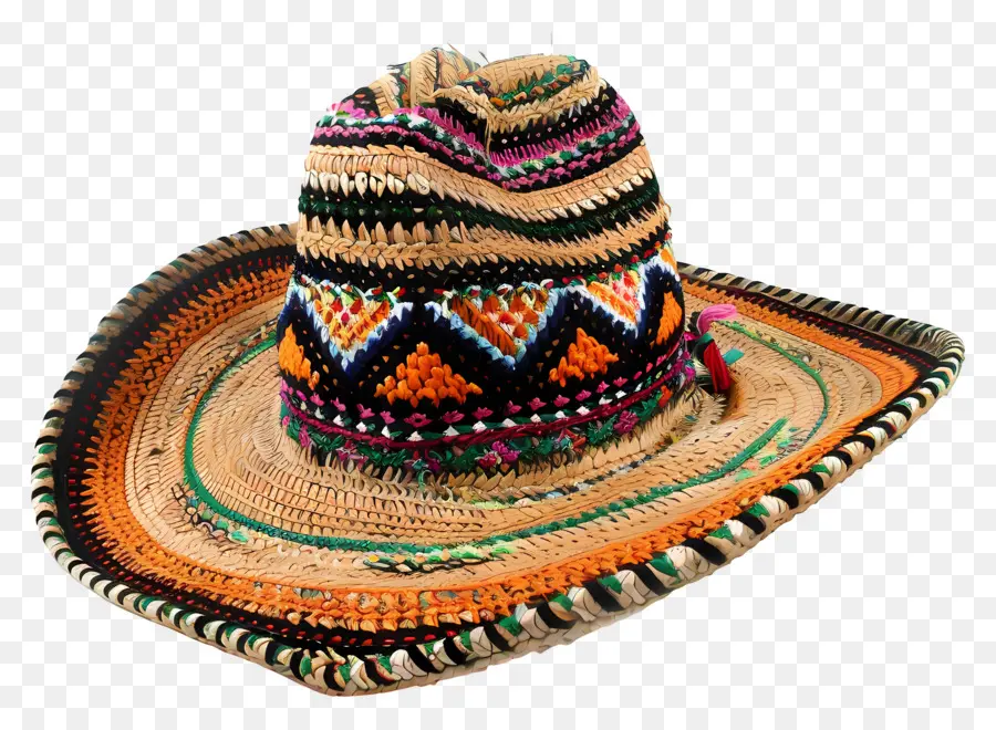 Estilo Mexicano，Sombrero De Paja PNG