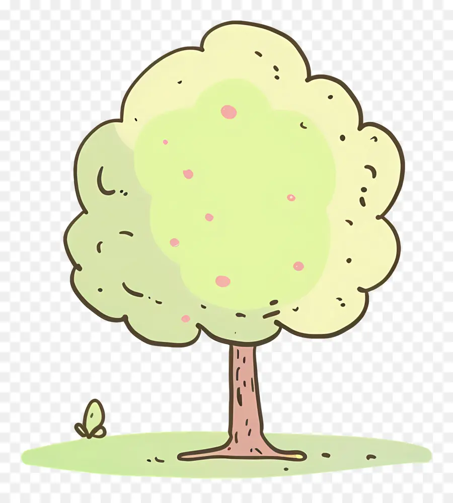 árbol Pequeño，árbol De Dibujos Animados PNG