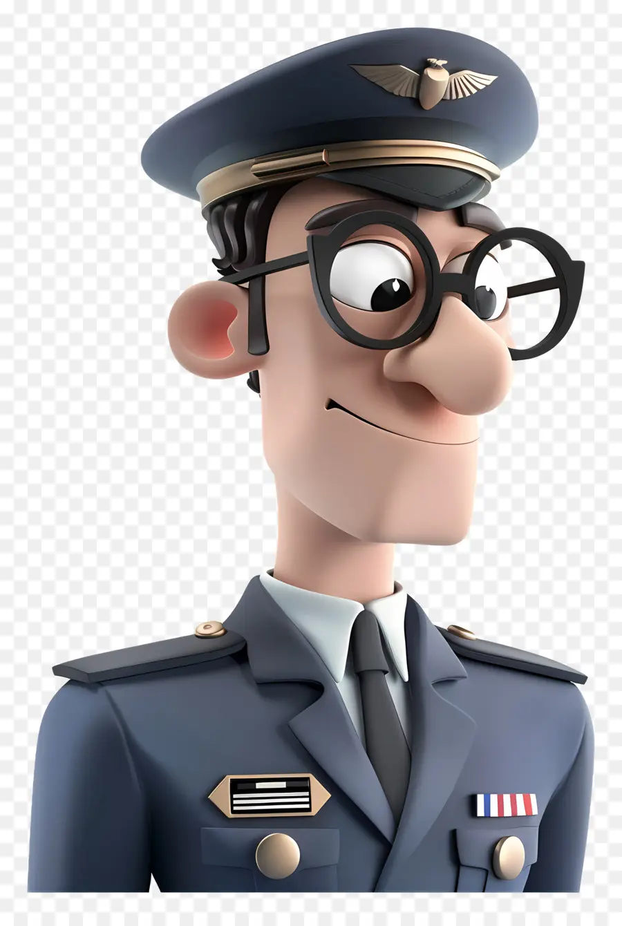 Piloto De Dibujos Animados 3d，Piloto PNG