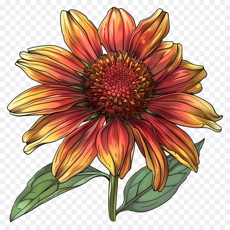 Flor De Gaillardia，Girasol PNG