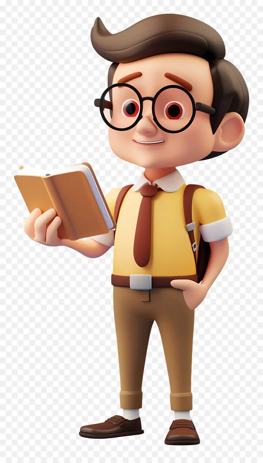 Profesor De Dibujos Animados 3d，Personaje De Dibujos Animados PNG