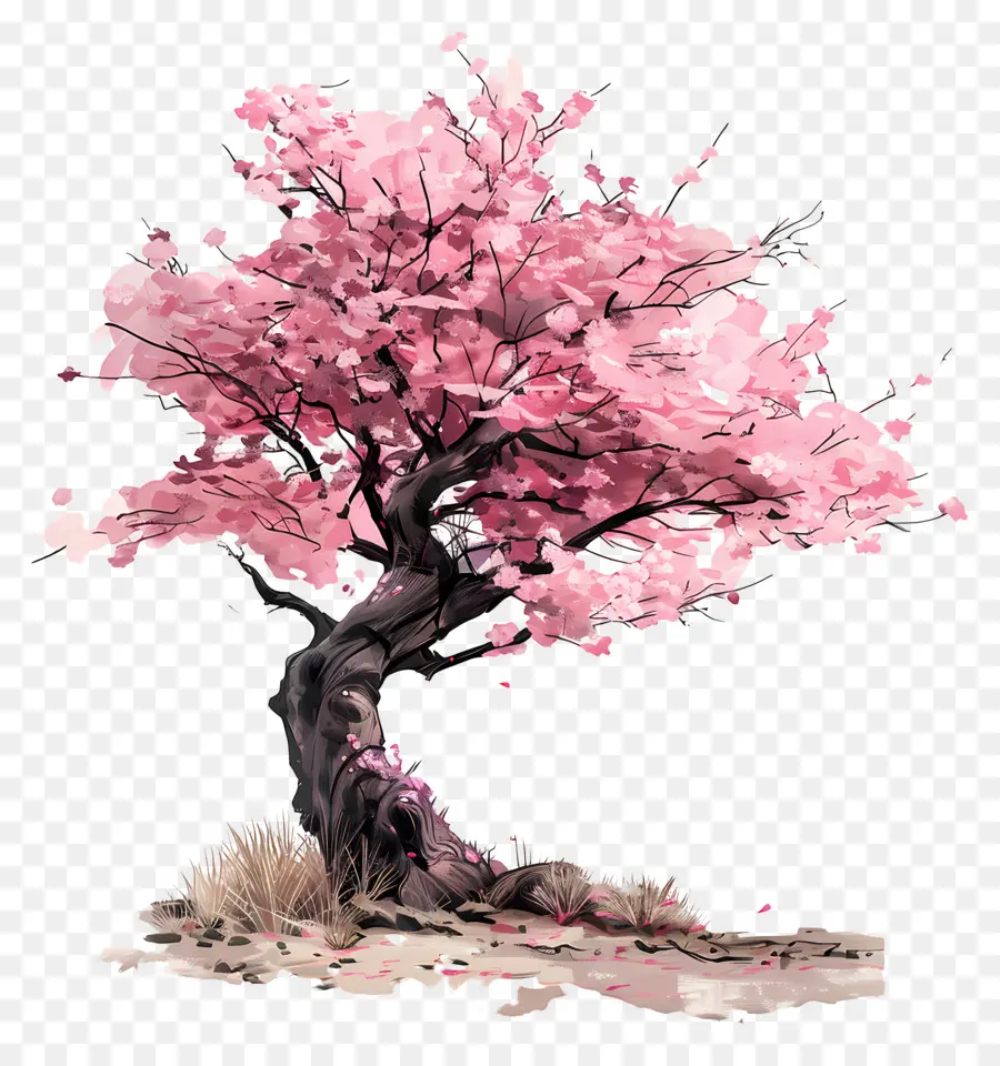 árbol De Sakura，Rosa árbol PNG