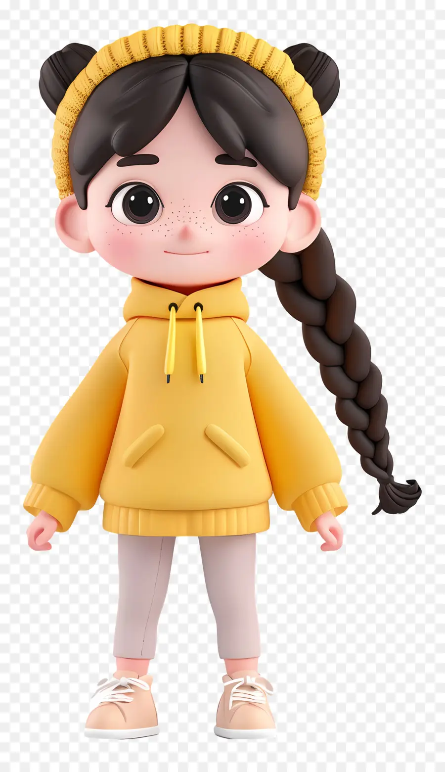 Chica De Dibujos Animados 3d，Personaje De Dibujos Animados PNG