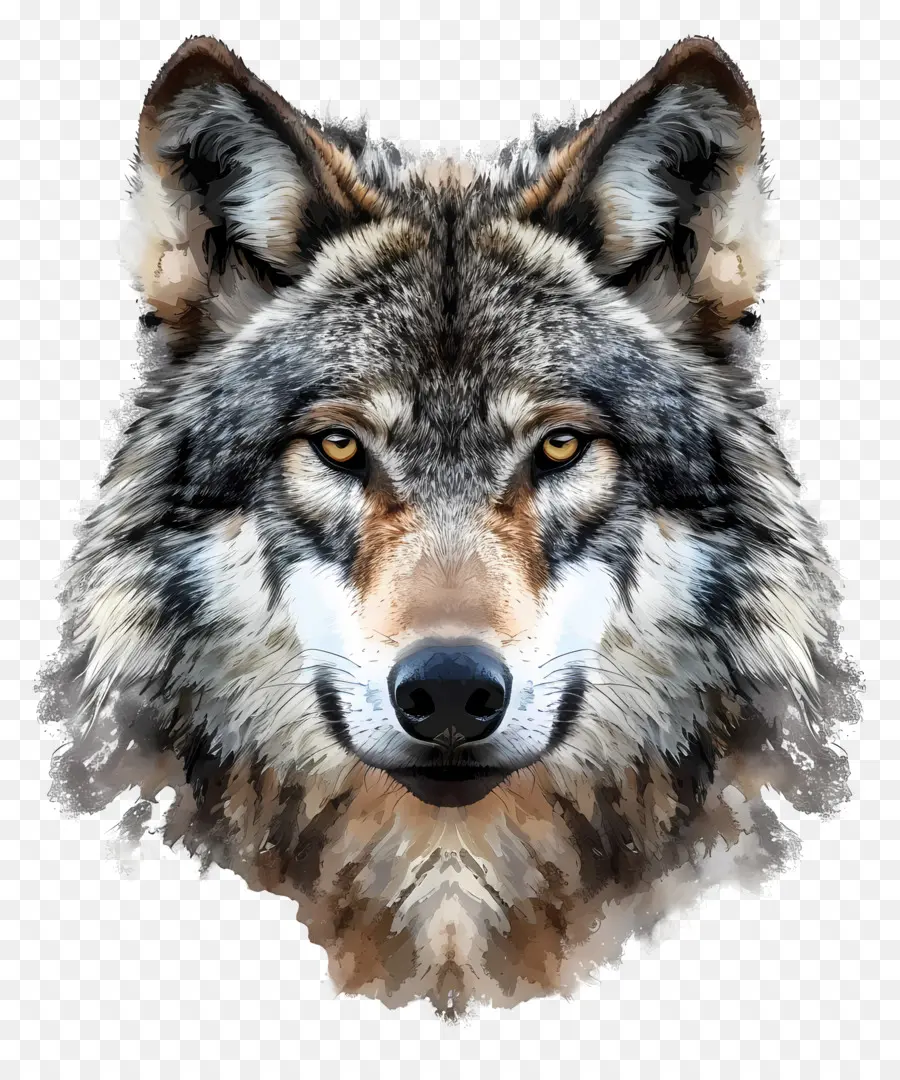 Lobo Cara，Cabeza De Lobo PNG