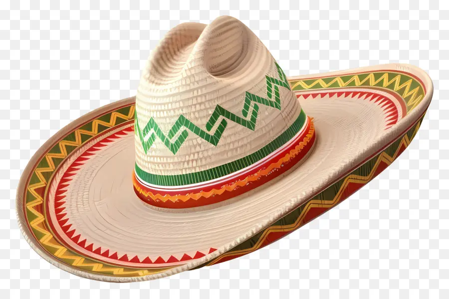 Estilo Mexicano，Sombrero De Paja PNG