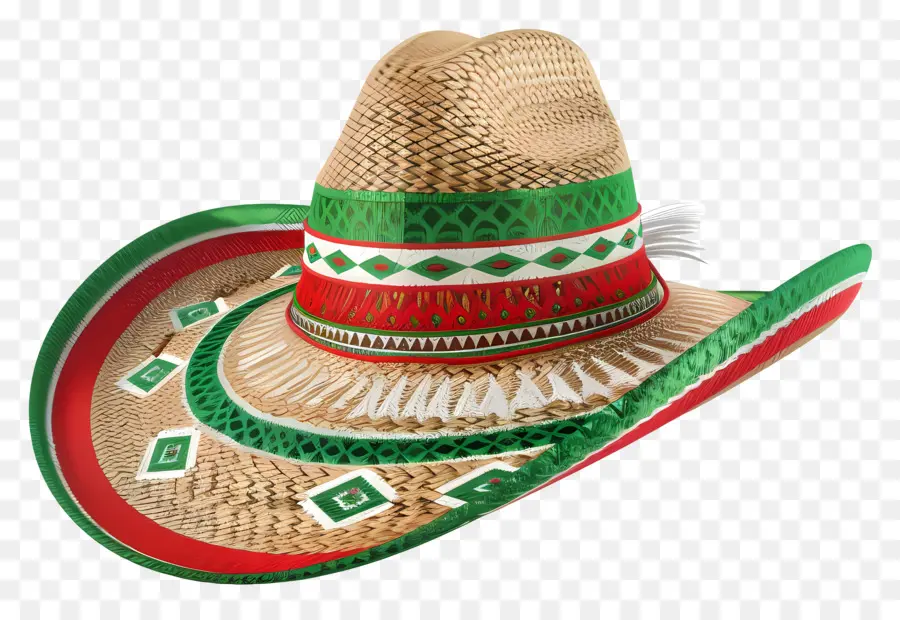 Estilo Mexicano，Sombrero Decorativo PNG