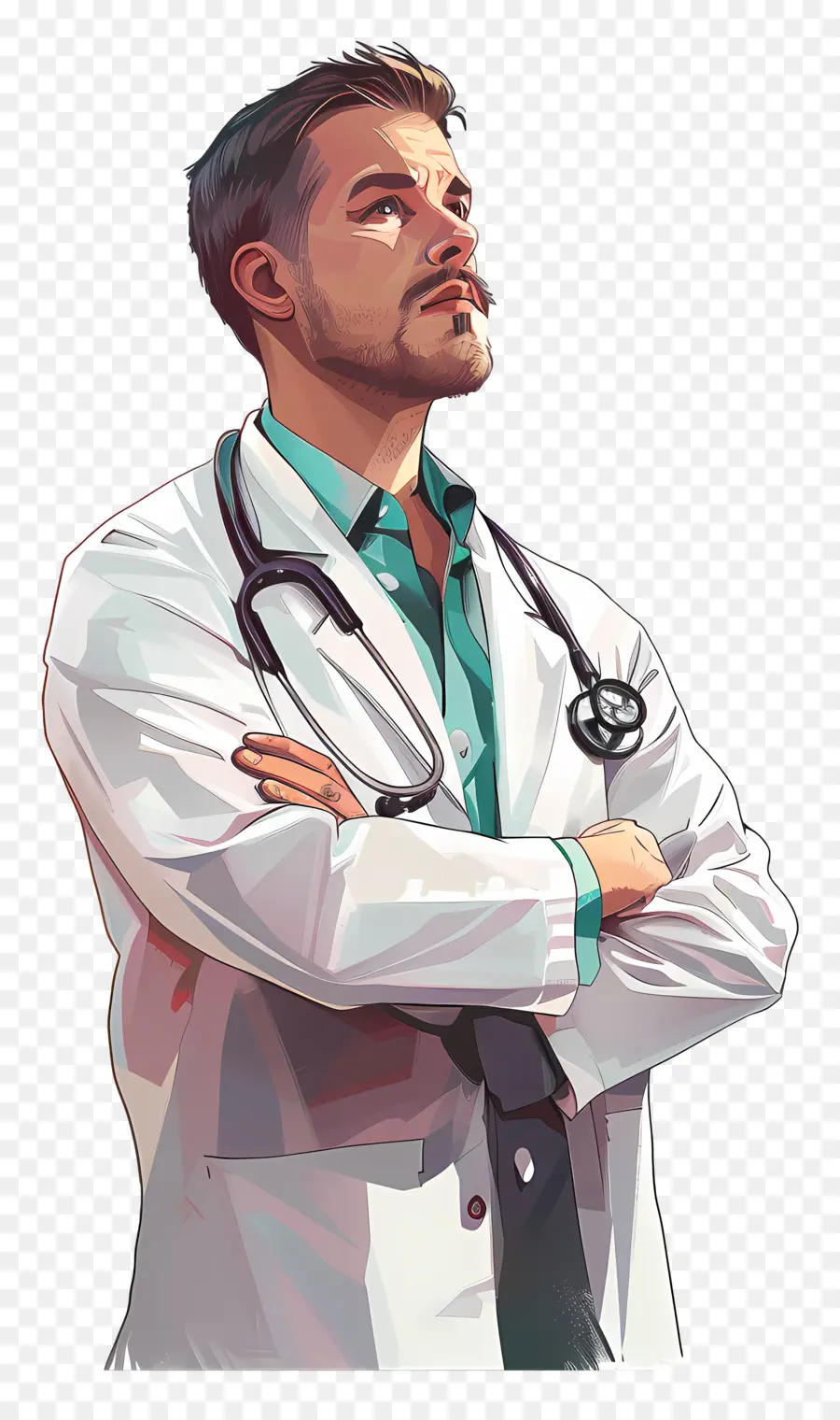 Médico，Estetoscopio PNG