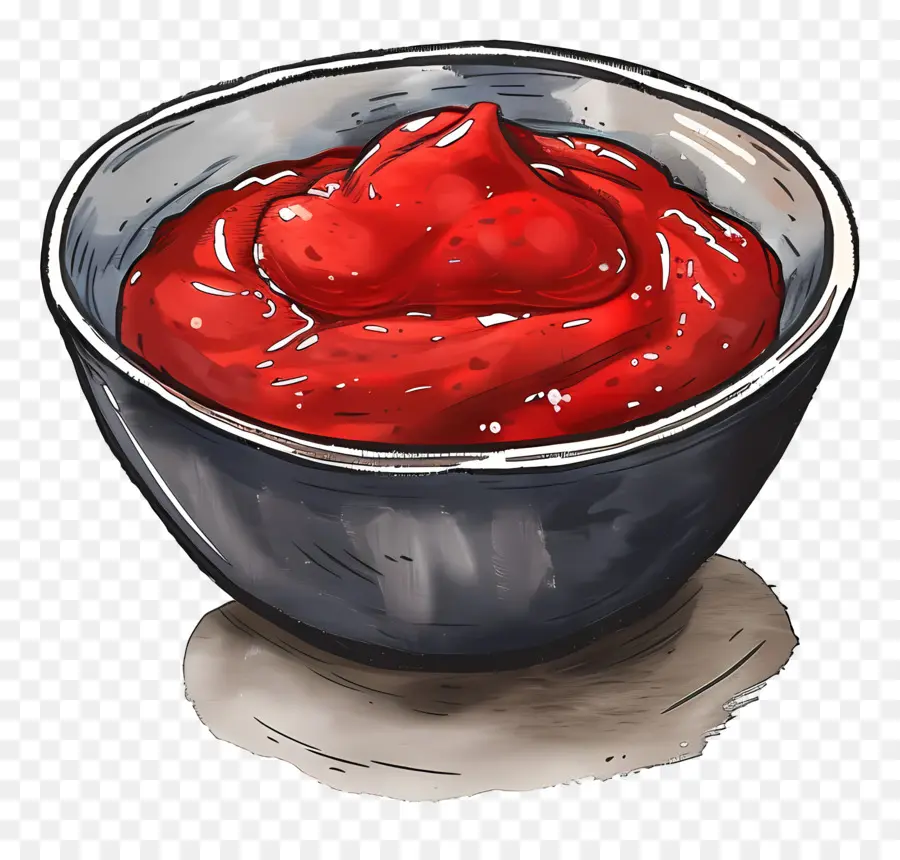 Tazón De Salsa De Tomate，Salsa De Tomate PNG