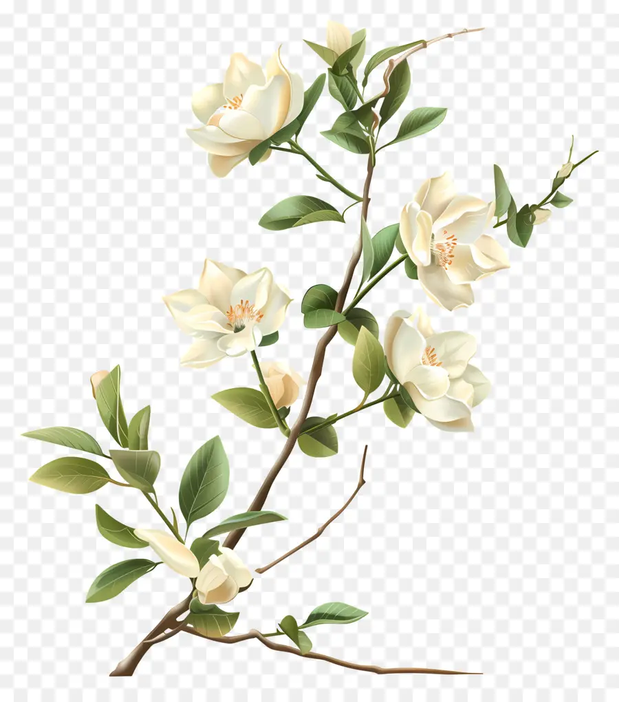 Crema De Flores，Árbol PNG