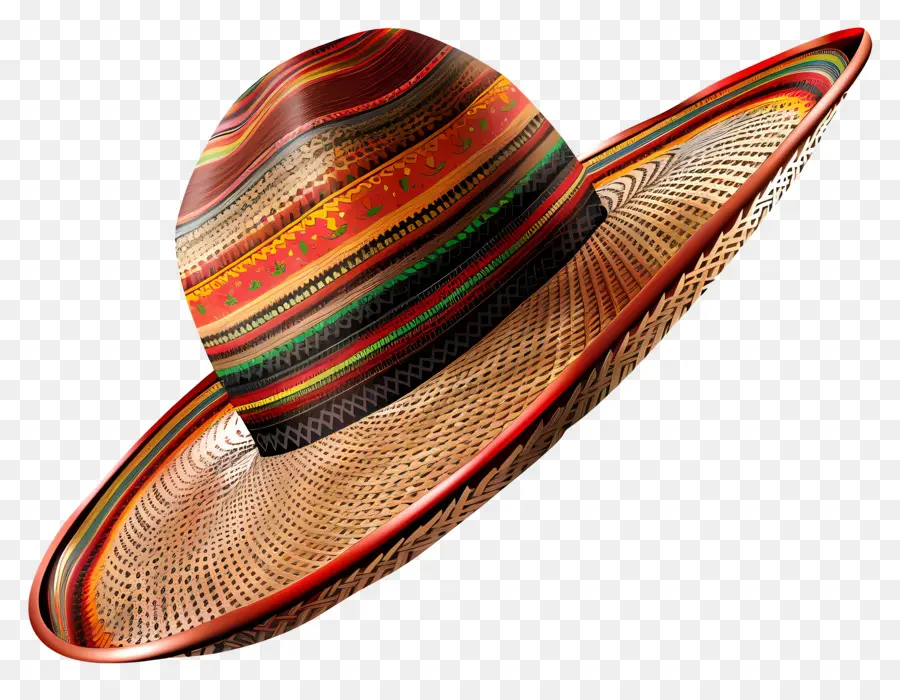 Estilo Mexicano，Sombrero De Paja PNG