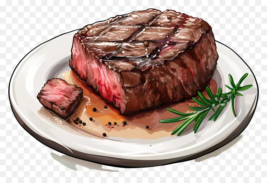 Carne Término Medio，Filete PNG