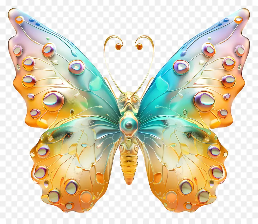Mariposa，Colorido PNG