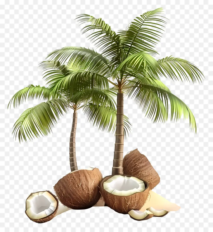 Palma Con Cocos，Los Cocos PNG