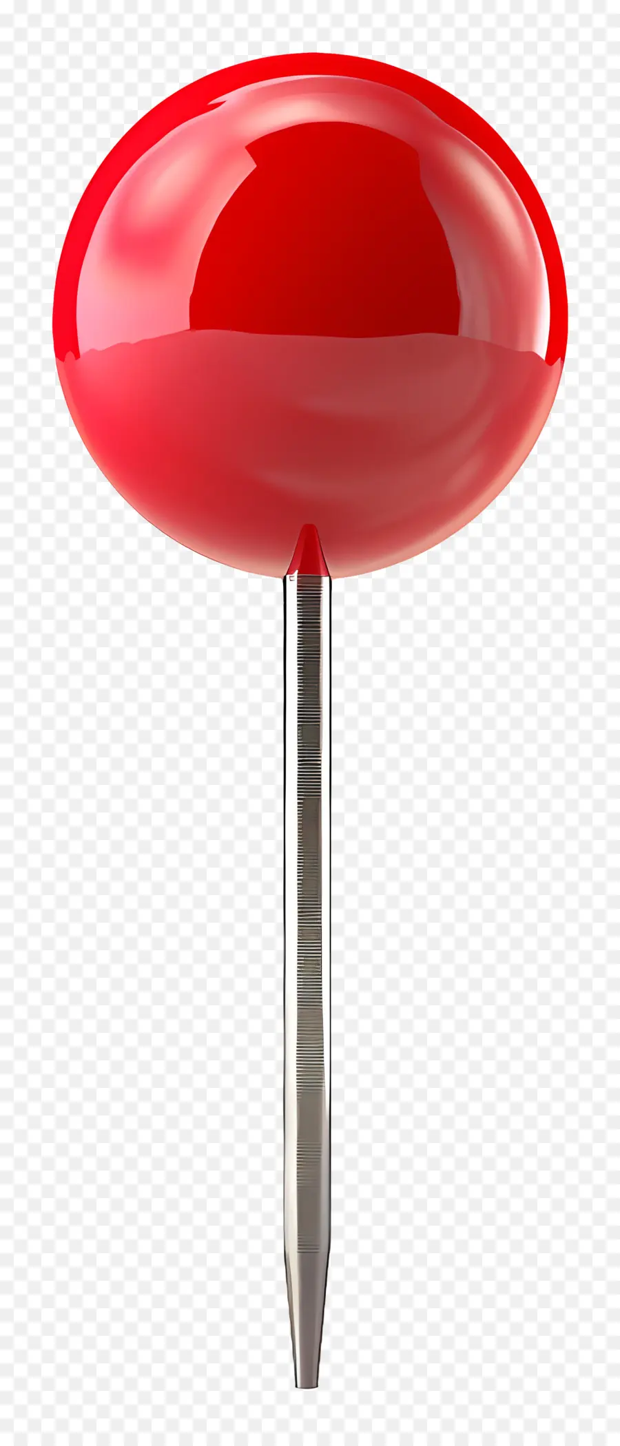 Pushpin，Botón Rojo PNG