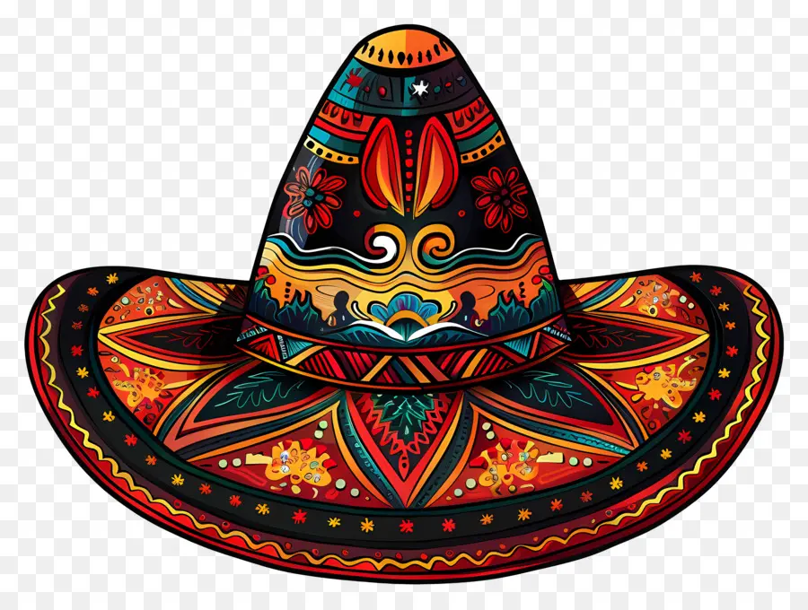 Estilo Mexicano，Sombrero Mexicano PNG