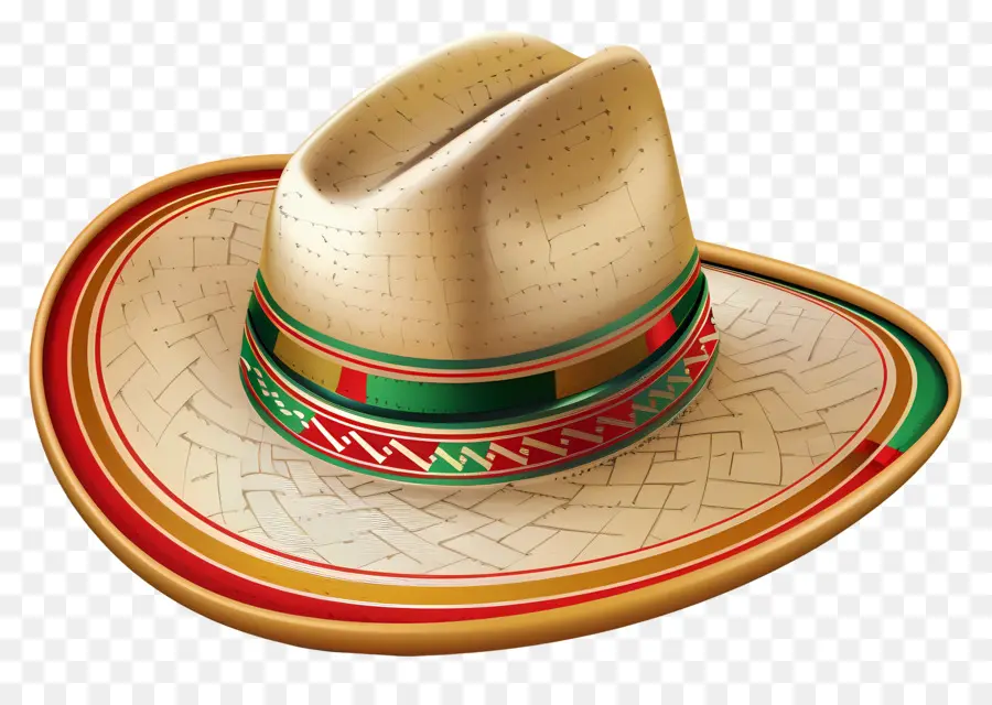 Estilo Mexicano，Sombrero Decorativo PNG