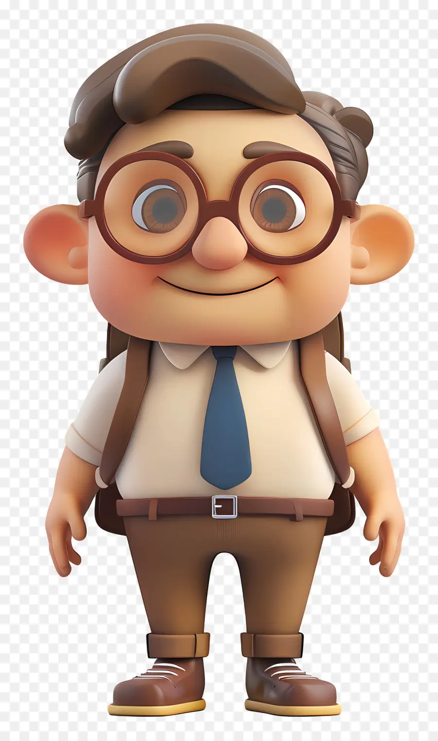 Profesor De Dibujos Animados En 3d，Hombre De Dibujos Animados PNG