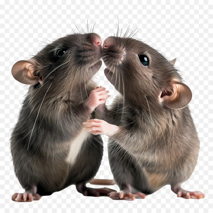 Besar，Dos Ratas PNG