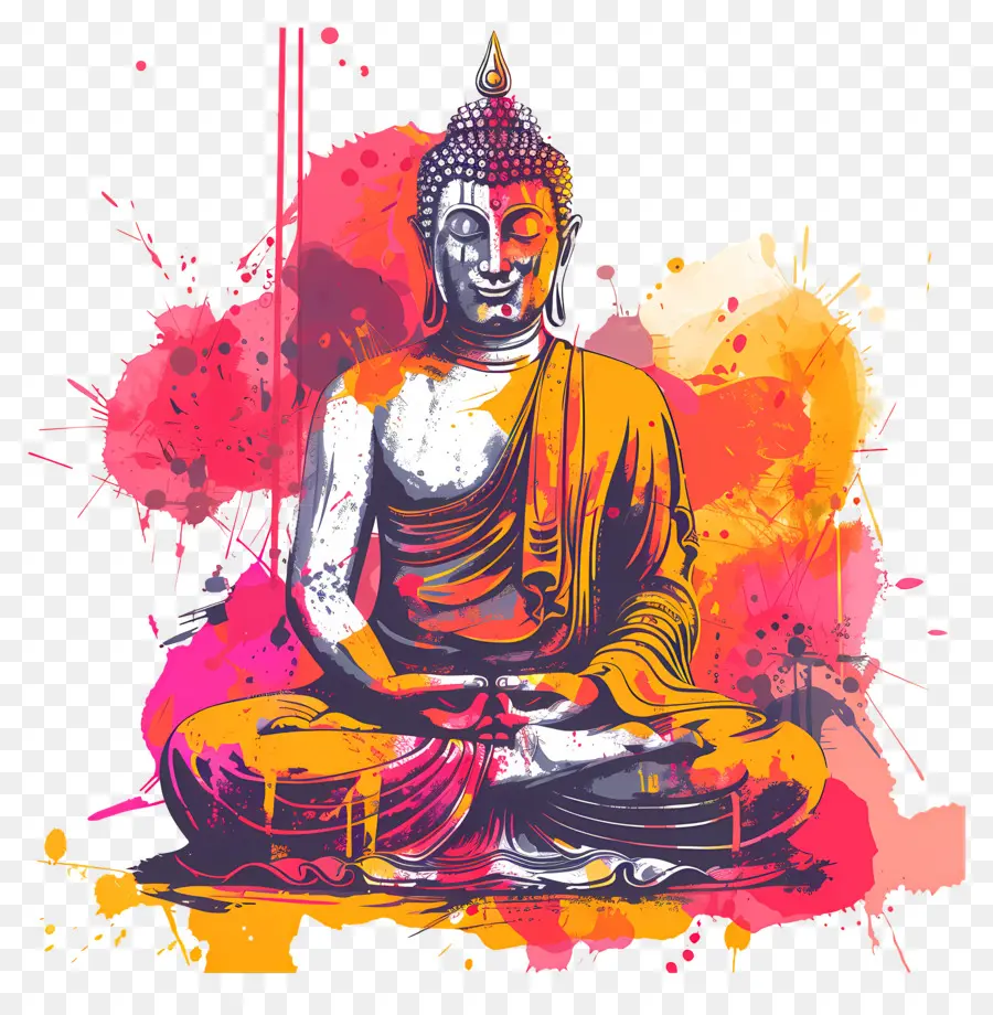 Gautama Buda，Buda Sentado PNG
