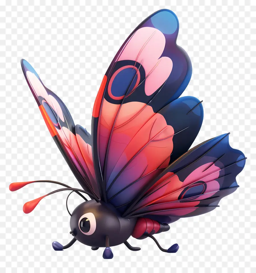 Mariposa，Rojo PNG