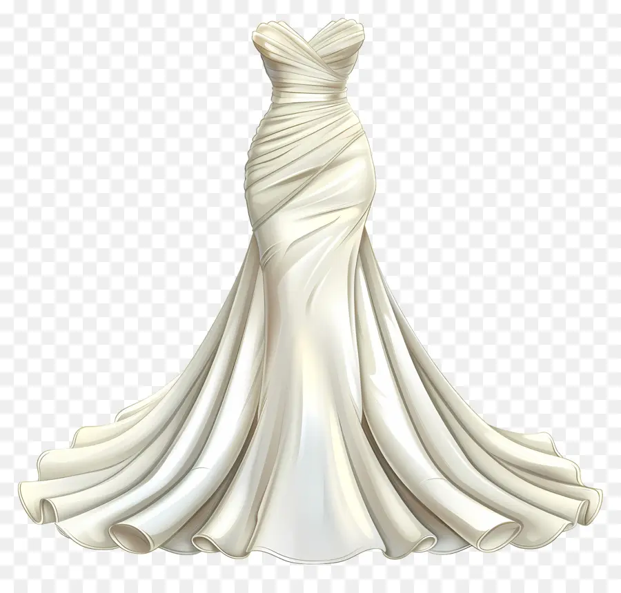 Vestido De Novia De Trompeta，Vestido De Novia PNG