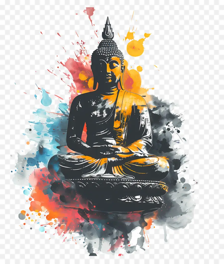 Gautama Buda，Estatua De Buda PNG