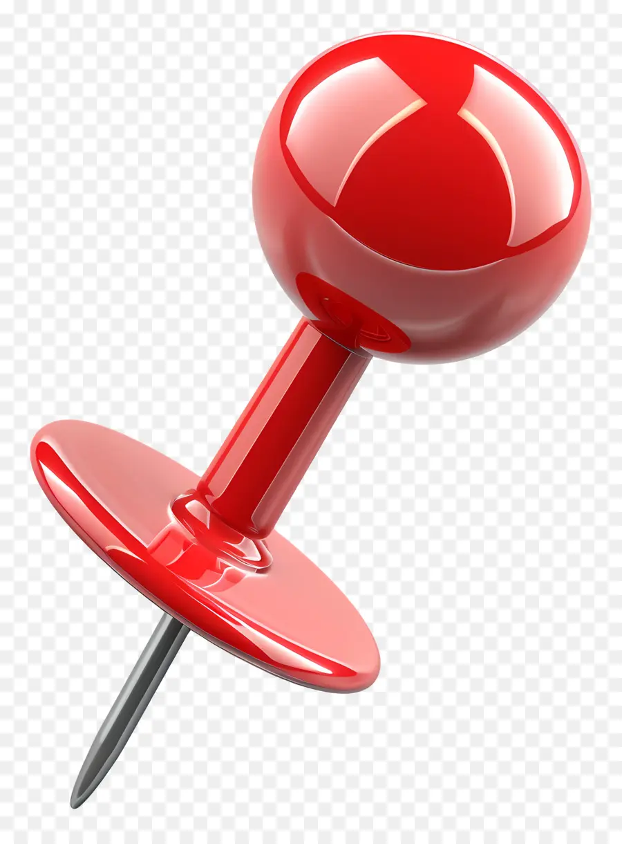 Pushpin，Rojo Pin PNG