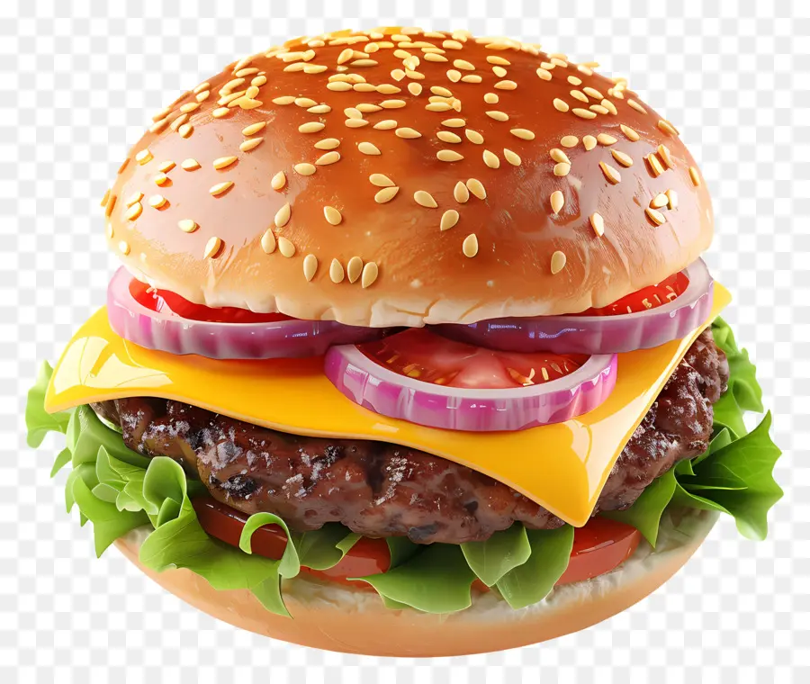 Hamburguesa Simple，Hamburguesa PNG