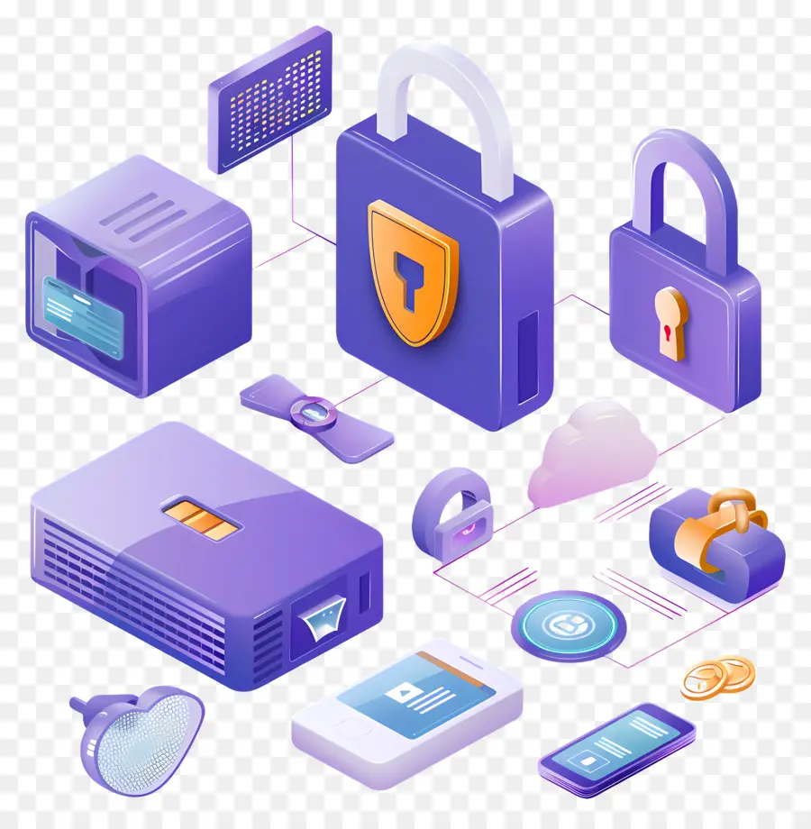 Protección De Datos，Iconos De Seguridad PNG