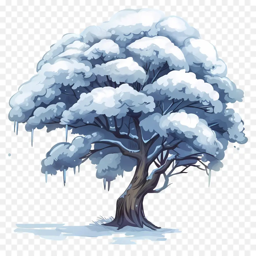 árbol De Nieve，Nevadas árbol PNG