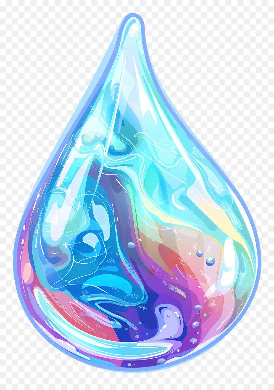 Gota De Agua，Gota De Líquido Transparente PNG