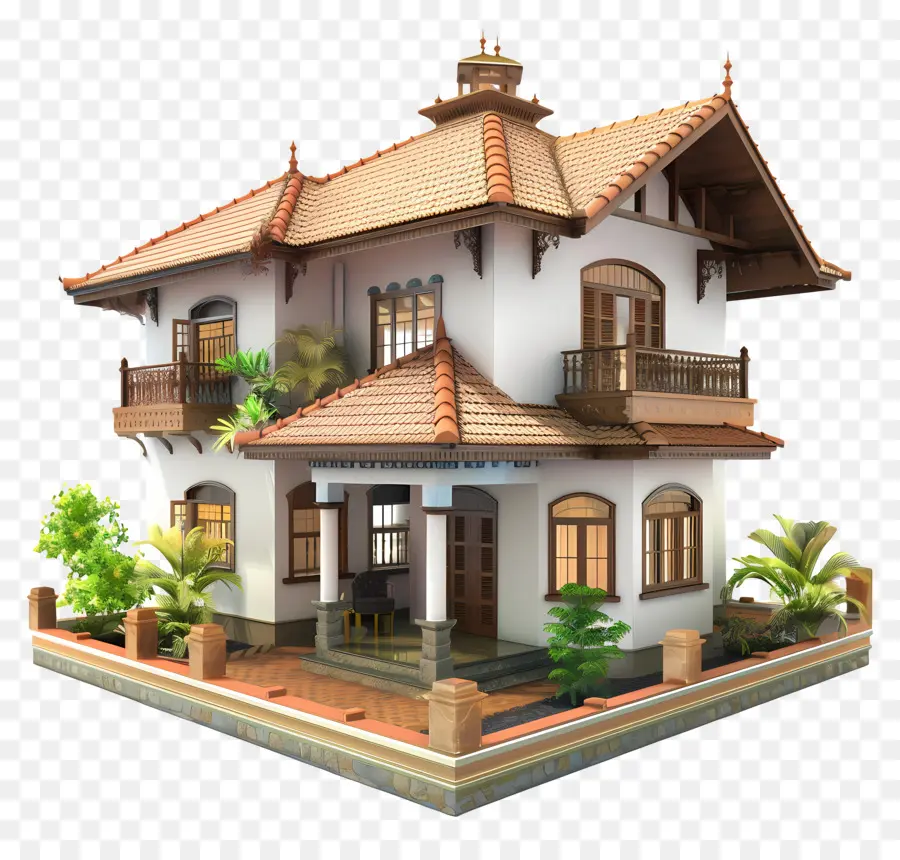 Casa De Kerala，Casa Tradicional PNG
