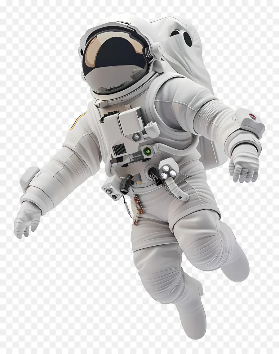 Astronauta Flotante，Traje Espacial PNG