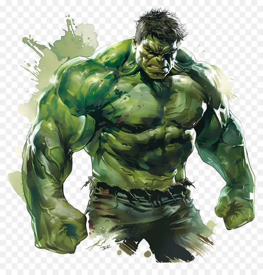 Casco，Hulk Verde PNG