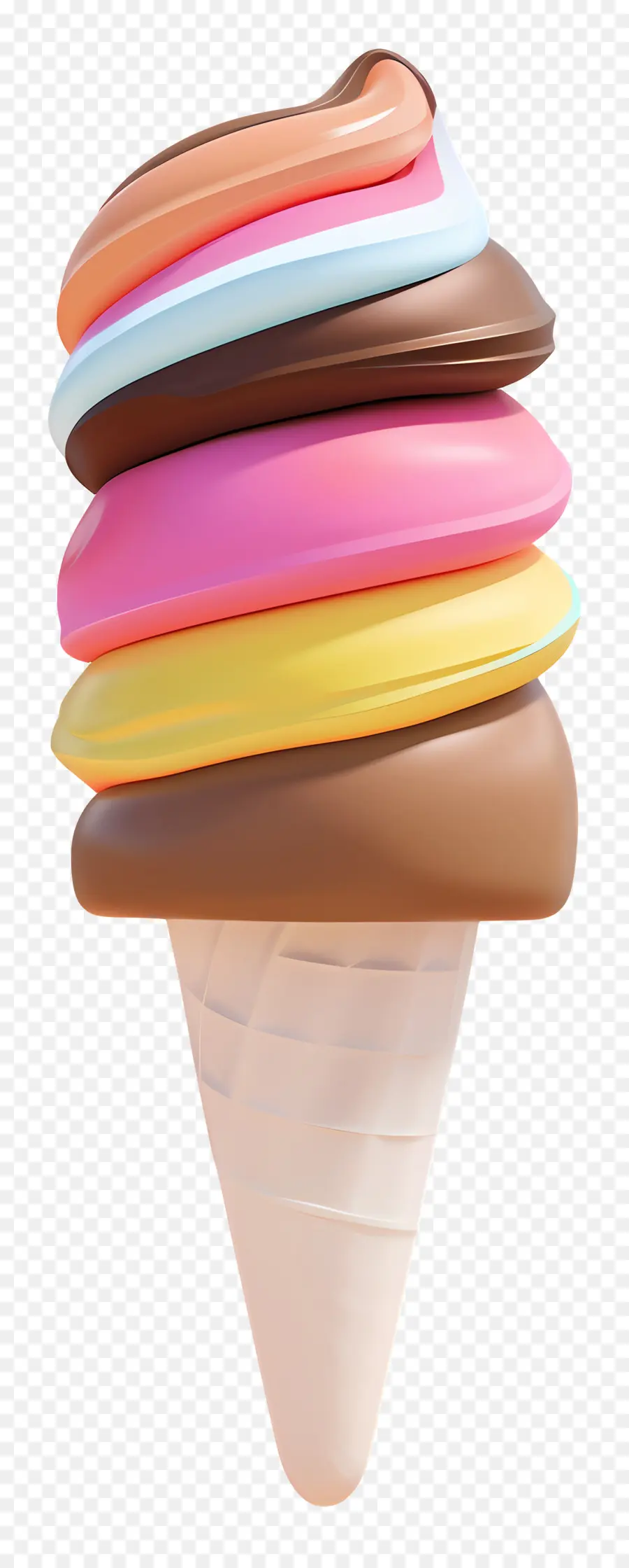 Helado De Palo，Cono De Helado PNG